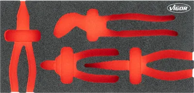 Immagine prodotto di VIGOR Inserto in schiuma morbida vuoto V5633N-L L x P x A: 393 mm x 188 mm x 35 mm