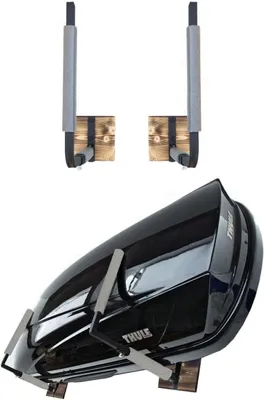 Produktbild von Dachbox verstellbarer Wandhalter Aufbewahrung Dachkoffer 33-57 cm BOX1 grau 10173