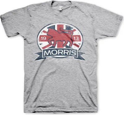 Produktbild von Morris Motor Co. England T-Shirt - Large - Heather-Grey