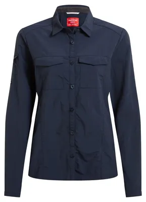 Produktbild von Craghoppers - "Adventure III" Hemd für Damen Langärmlig CG2166 (40 DE) (Marineblau)