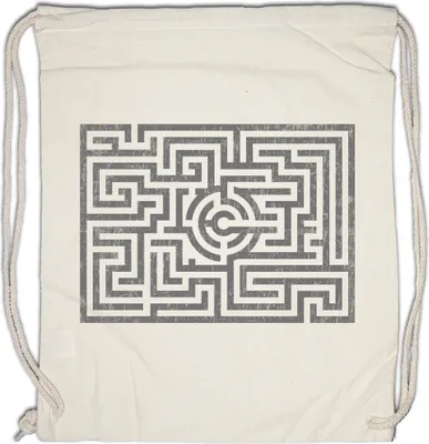 Produktbild von Urban Backwoods Maze I, Turnbeutel, Farbe: Beige