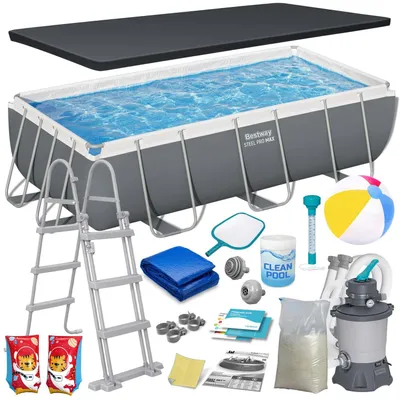 Obrázek produktu pro Zahradní bazén s rámem 404 x 201 x 100 cm 18 v 1 Bestway 56442