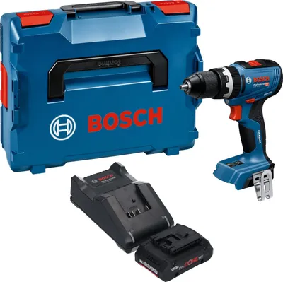 Obrázek produktu pro Akumulátorová příklepová vrtačka Bosch GSB 18V-65 Professional 18 V 65 Nm Brushless + 1x akumulátor ProCORE 4,0 Ah + nabíječka + kufr L-Boxx