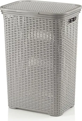 Image de KELA Panier à linge BRASILIA 60 l gris clair KL-23411