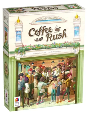 Produktbild von Coffee Rush Brettspiel für Kinder und Erwachsene
