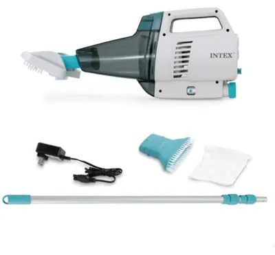 Obrázek produktu pro Intex ZR200, Ruční vysavač, Bazén a spa, Modrá, Bílá, IPX8, 2,8 m, Polyvinylchlorid (PVC), Hliník