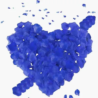 Immagine prodotto di Decorazioni con petali di rosa blu artificiali