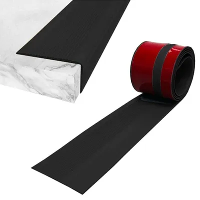 Produktbild von Solidchoice – Rutschfester Trittschutzkantenschutz aus PVC, 2 Meter lang, mit selbstklebender Kante
