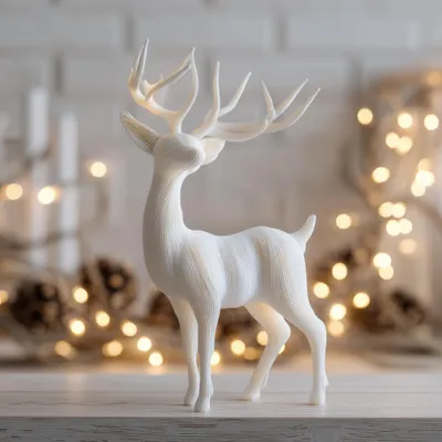 3D-gedruckte Hirschskulptur – Decords, Produktansicht 1