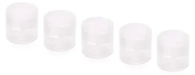 Kabelhalter-Set, 5 Stück, transparent, 19 mm, für Textilkabel