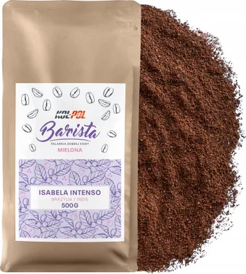 Zdjęcie produktu dla KAWA MIELONA 500g Kawa Świeżo Palona Lokalna - Isabela Intenso x Kol-Pol