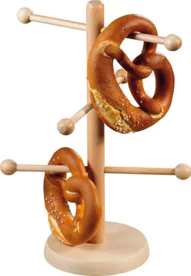 Image de KESPER Brezelständer Bambus, 6-armig, Höhe: 370 mm