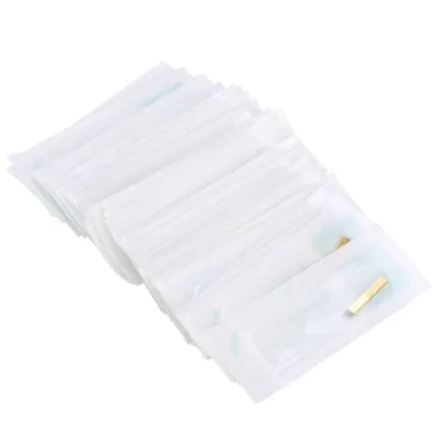 Obrázok produktu pre 50ks Microblading Needle Blade Food Grade z nehrdzavejúcej ocele Manuálne tetovacie čepele na obočie (12 Pin )