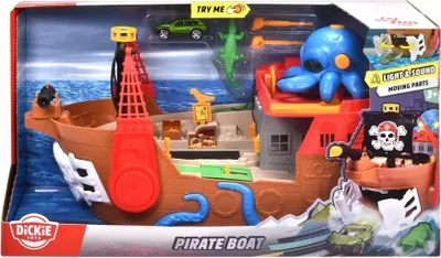 Zdjęcie produktu dla Statek piracki SIMBA Dickie 42 cm z efektami świetlnymi i dźwiękowymi 377-8000