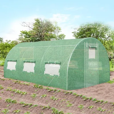 Produktbild von Gewächshäuser - Gartenhäuser - Anbaubereiche - Gemüseanbaubereiche - Gewächthäuser - Tunnelgewächshäuser - Verzinkte Stahlkonstruktion