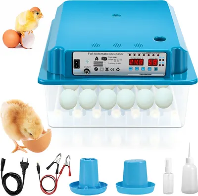 Immagine prodotto di Incubatrice Incubatrice a superficie Incubatrice per uova LED Incubatrice elettrica per 36 uova di gallina