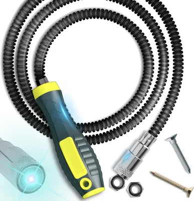 Produktbild von Magnetheber mit Flexiblem Schwanenhals Kopf und LED, Flexibler Magnetgreifer Ø13 570mm, Haftkraft bis 1.5kg, Magnetstab, Magnetic Pick-Up Tool Retoo