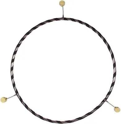 Produktbild von Feuer Hula Hoop Reifen, 100cm, 3 Fackeln, 20mm