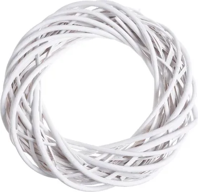 Zdjęcie produktu dla wianek biały 30cm | 42CAN80518-30_W