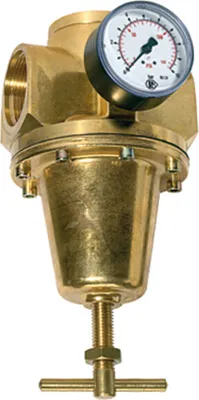 Produktbild von Riegler Konstant-Druckregler inkl. Manometer, BG 4, G 1 1/4, 0,5 - 10 bar