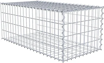 Obrázek produktu pro Přídavný gabion typ 2 100 cm x 40 cm x 50 cm (D x V x H), velikost ok 5 cm x 10 cm, spirála