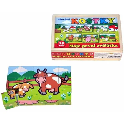 Imagen del producto de TEDDIES, Mis Primeros Animales, 15 cubos