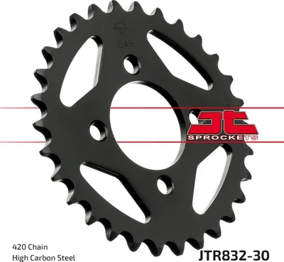 Produktbild von JT Sprockets Kettenrad JTR832.30 30Z 420 kompatibel mit Yamaha DT50R