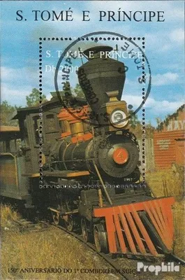 Produktbild von Briefmarken Sao Tome e Principe 1997 Mi Block367 (kompl.Ausg.) gestempelt Schweizerische Eisenbahn