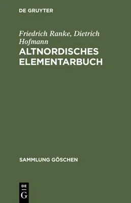 Produktbild von Altnordisches Elementarbuch