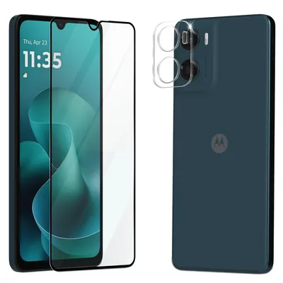 Produktbild von 1-Pack Motorola Moto G06 Displayschutzfolie & 1-Pack Kameraschutz - Gehärtetes Glas 9H - Super Qualität 3D