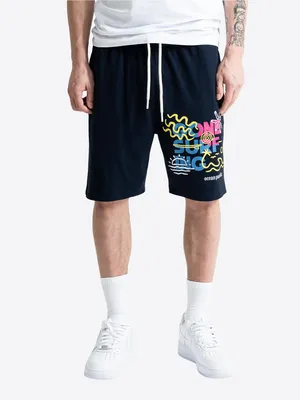 Produktbild von Herren Shorts normale Passform ERICEIRA Navy/Multicolour 3XL Ocean Pacific