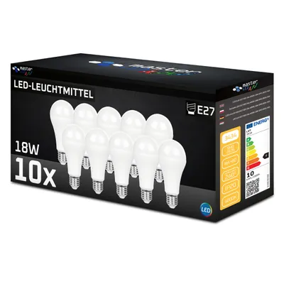 A product box for LED light bulbs.