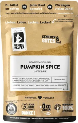 Produktbild von Pumpkin Spice, gemahlen, Pumpkin Spice Latte & Pumpkin Pie Gewürz, 50g