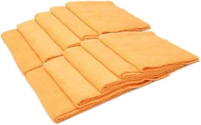 Produktbild von Auto-Reinigungstücher - Poliertücher - Detailtücher - Orangefarben - 40 x 40 cm - Krasresistente Microfasertücher