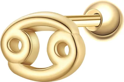 Produktbild von Piercing Sterling Silber gelbgold