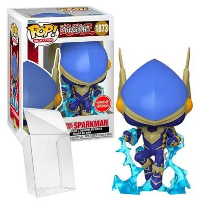 Obrázek produktu pro Funko Pop! Animace: Yu-Gi-Oh! - Elemental Hero Sparkman #1873, exkluzivní edice pro Gamestop