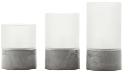 Produktbild von Brilliant Tischleuchte Bougie G92635A22 Außenbereich, Badezimmer, Wohnzimmer, Schlafzimmer, Esszimmer Kunststoff/Glas Outdoor, Indoor grau -