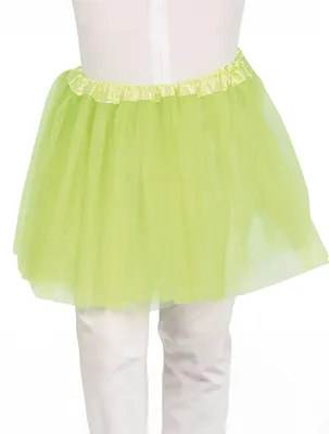 Immagine prodotto di Sottoveste con tulle per bambina verde neon - taglia unica