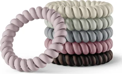 Produktbild von IMPERIO Spiral Haargummis - Schonend zum Haar, weniger Spliss, fester Halt (multicolor, groß)