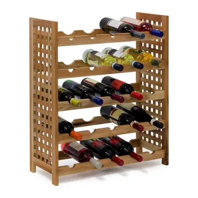 Produktbild von Orechový stojan na víno pre 25 fliaš RD9278