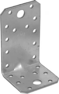 Produktbild von 20x Schwerlast-Winkelverbinder mit Sicke 90x50x55mm verzinkt Bauwinkel Steg
