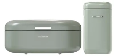 Produktbild von SIEGWERK Kombiangebot Brotkasten PANEA L & Vorratsdose L Sage Harmony