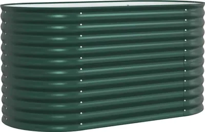 Produktbild von vidaXL Hochbeet Grün 160 x 80 x 81 cm Stahl