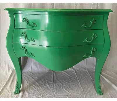 Image de Casa Padrino Commode baroque 3 tiroirs vert 120 cm - 1