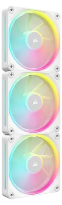 Zdjęcie produktu dla Corsair iCUE LINK LX120 RGB, Wentylator, 12 cm, 400 RPM, 2400 RPM, Biały