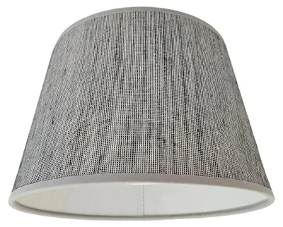 Produktbild von Various Leuchten Lampenschirm Grau Stoff Rustik, E27, Ø 18/22 cm, Höhe 15 cm
