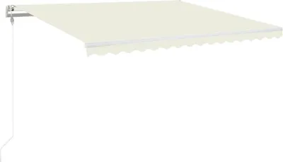 Produktbild von vidaXL Automatische Markise mit LED & Windsensor 450x350 cm Creme