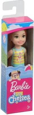 Produktbild von MATTEL GLN72 Barbie Chelsea Beach Puppe (rothaarig)