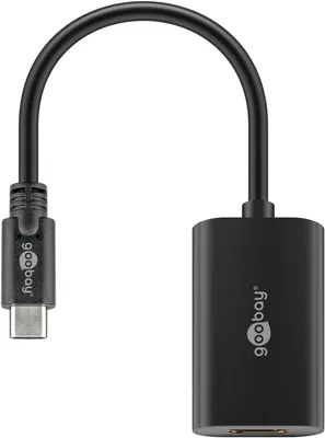 Image de 50 adaptateurs Goobay 38532 USB-C vers HDMI, 0,2 m, noir - 4K à 60 Hz, USB 3.2
