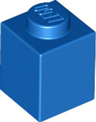 Image de 1 pièce LEGO, pièce c. 3005 en bleu (bleu)